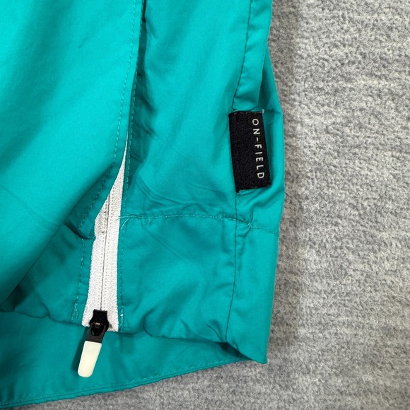 Nike Pullover Mens Medium White Teal Miami Dolphins NFL On Field Half Zip Top - Picture 2 of 12